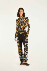 Snake Garden Black Blouse - Snake Garden Black