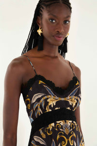 NEW_Snake Garden Black Robes midi - Snake Garden Black