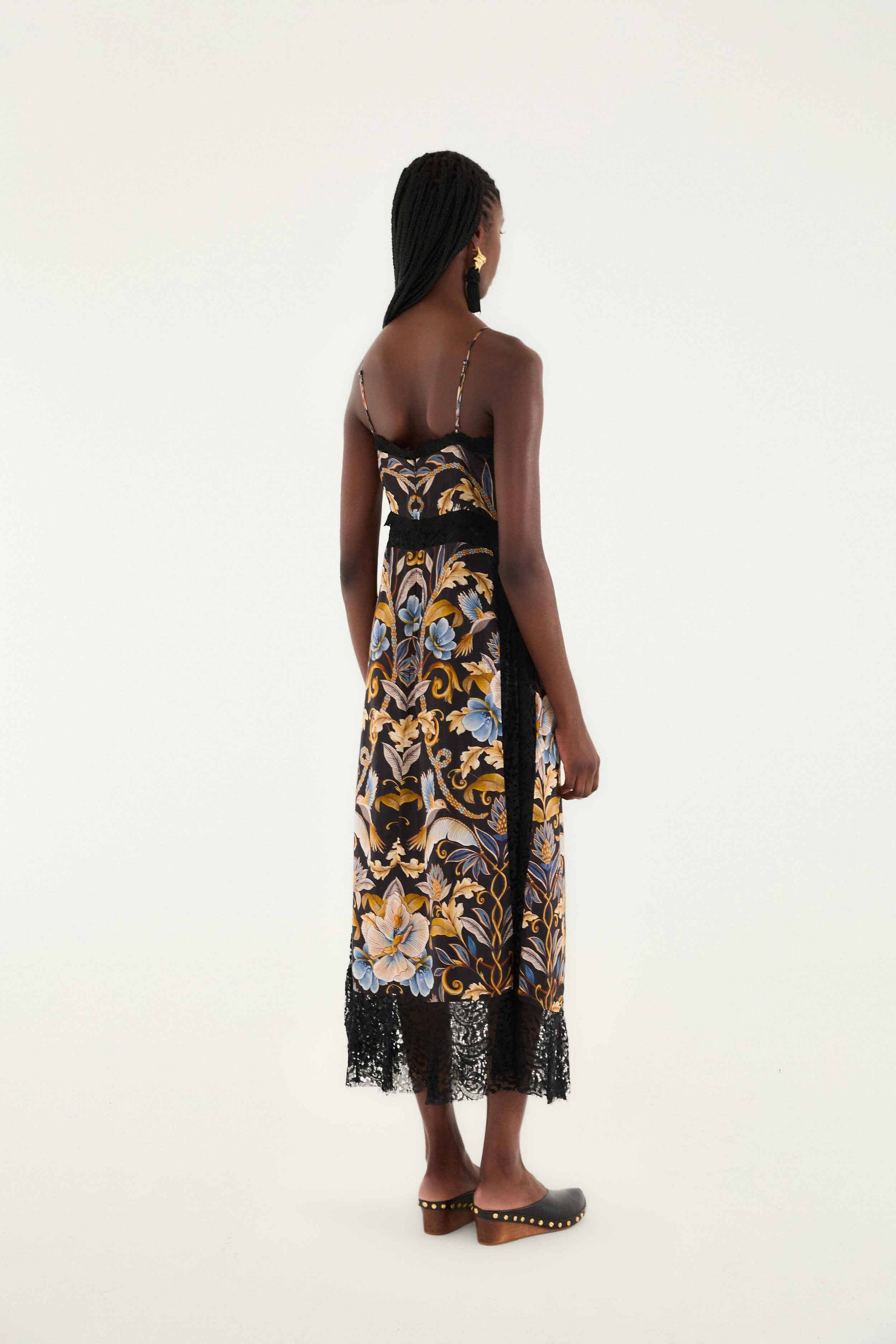 NEW_Snake Garden Black Robes midi - Snake Garden Black