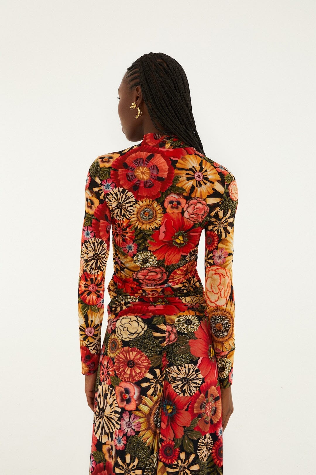 NEW_Flowershop Mini Black Chemises & Blouses - Flowershop Mini Black