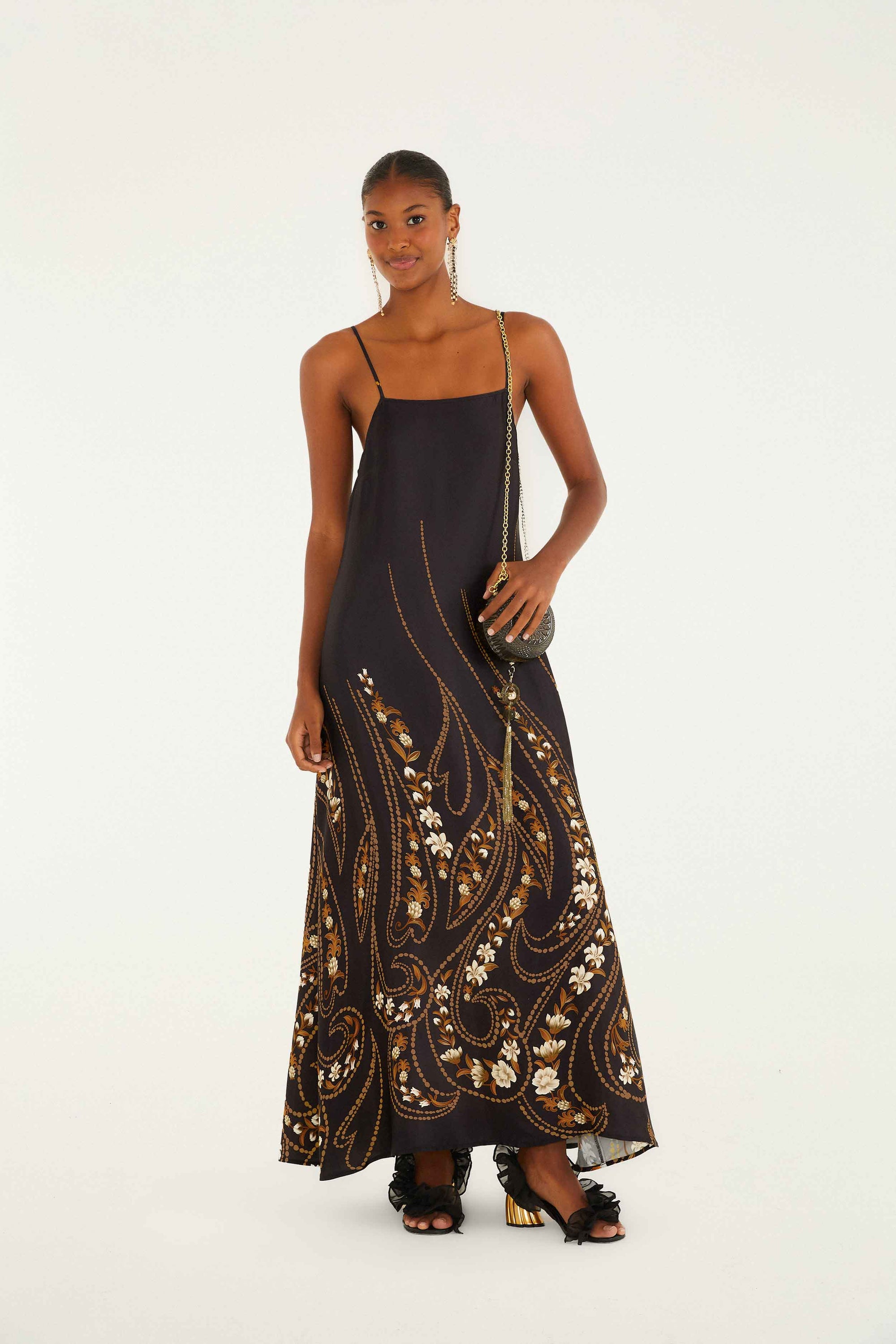 Garden Black Robe midi - Garden Black