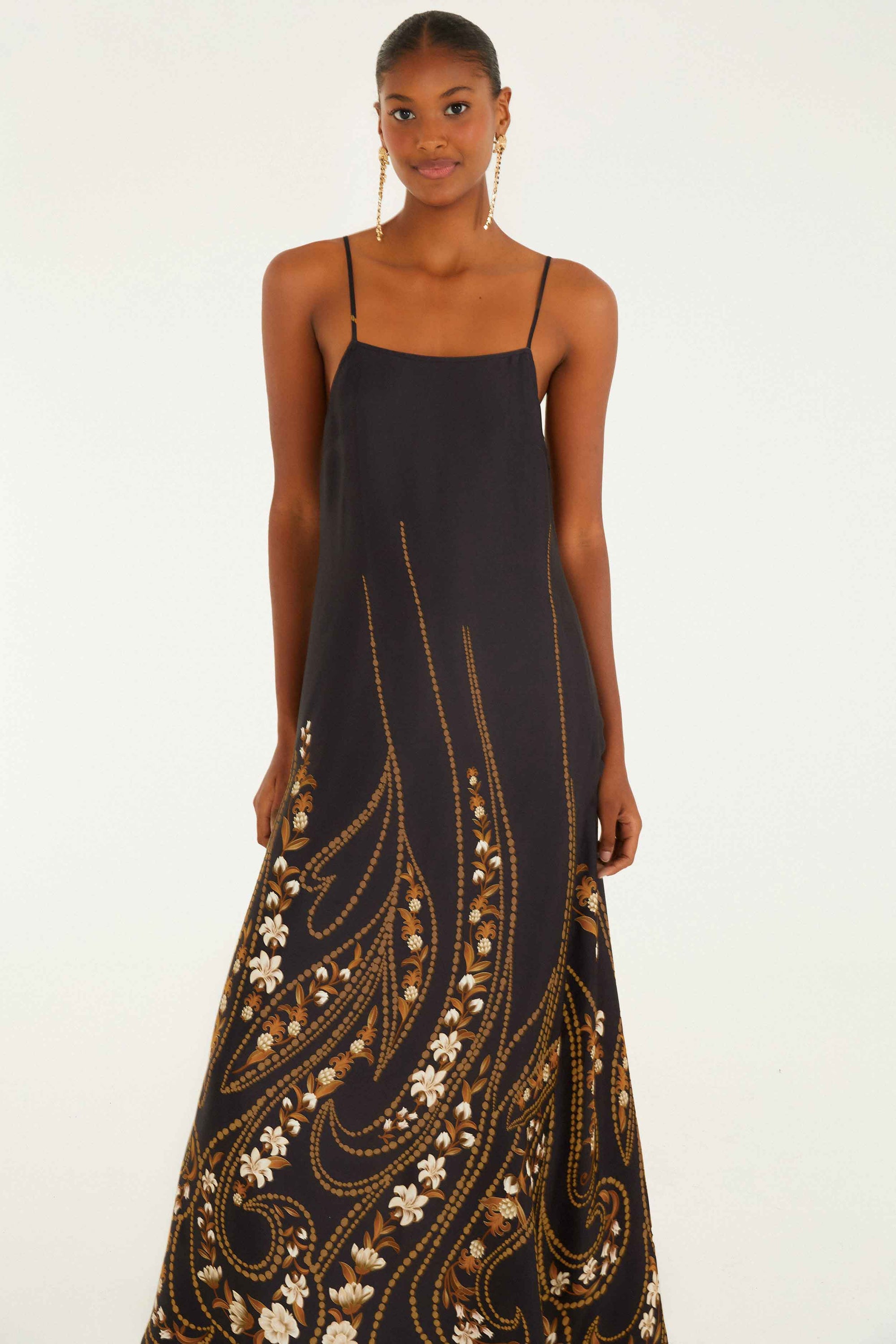 Garden Black Robe midi - Garden Black
