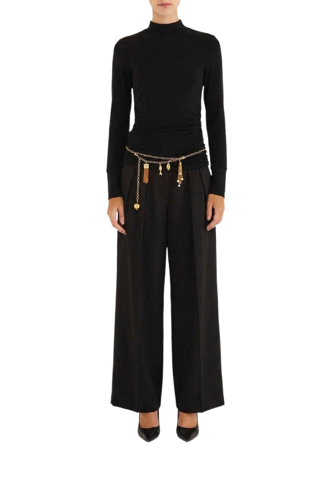 Blouse à manches longues - Noir