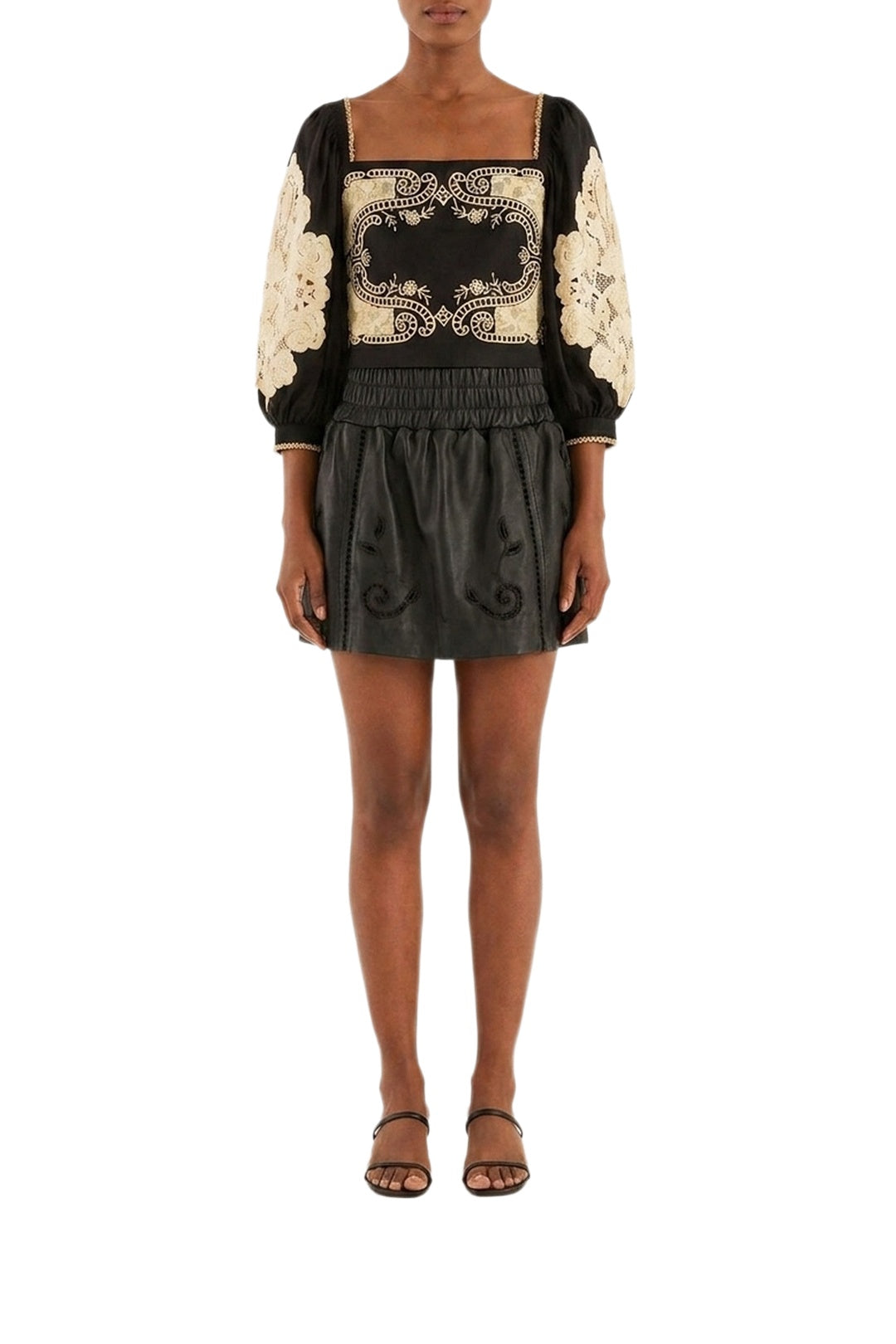 Cotton blouse - Bordeaux