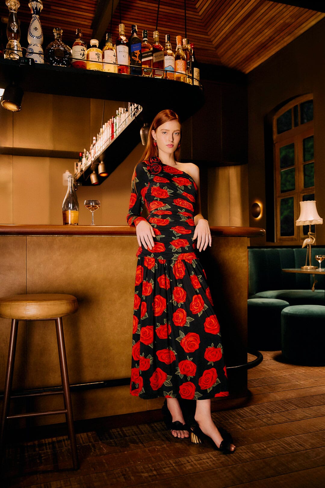 NEW_Latin Roses Black Robes midi - Latin Roses Black