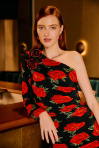 NEW_Latin Roses Black Robes midi - Latin Roses Black