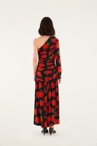 NEW_Latin Roses Black Robes midi - Latin Roses Black