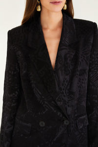 DIFFUSELY_Black Blazer - Black