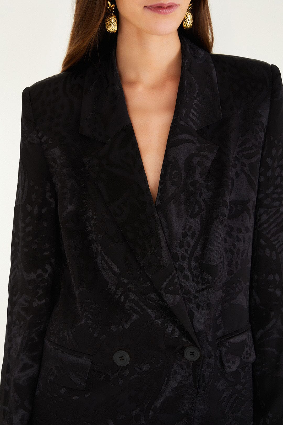 DIFFUSELY_Black Blazer - Black