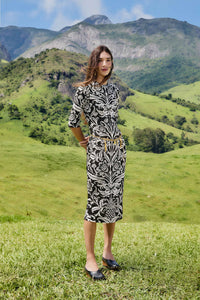 DIFFUSELY_Lisbon Black Robe midi - Lisbon Black