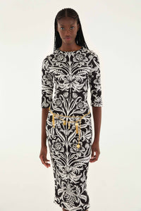 Lisbon Black Robe midi - Lisbon Black