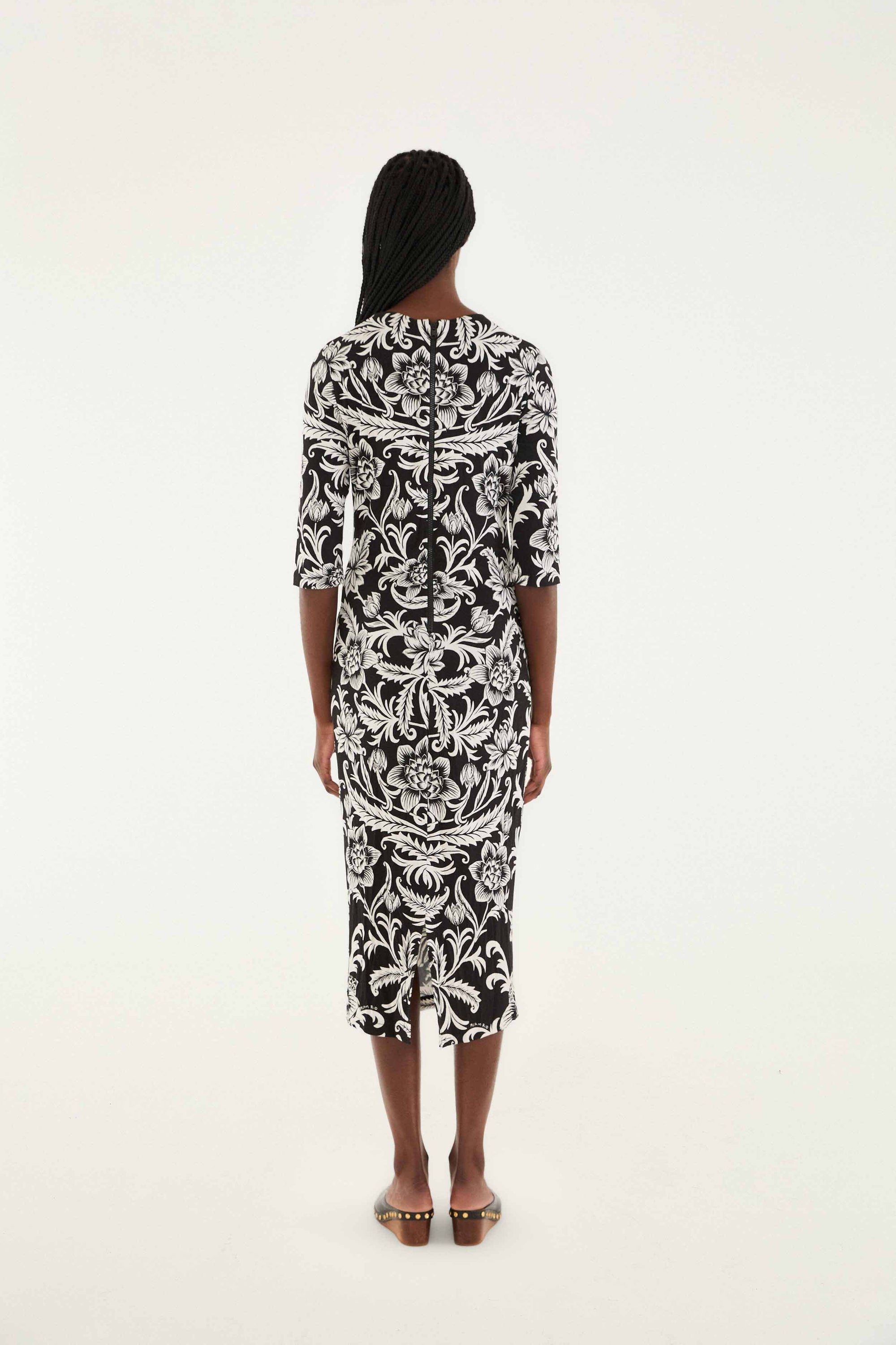 Lisbon Black Robe midi - Lisbon Black