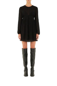 Robe courte Shell - Noir