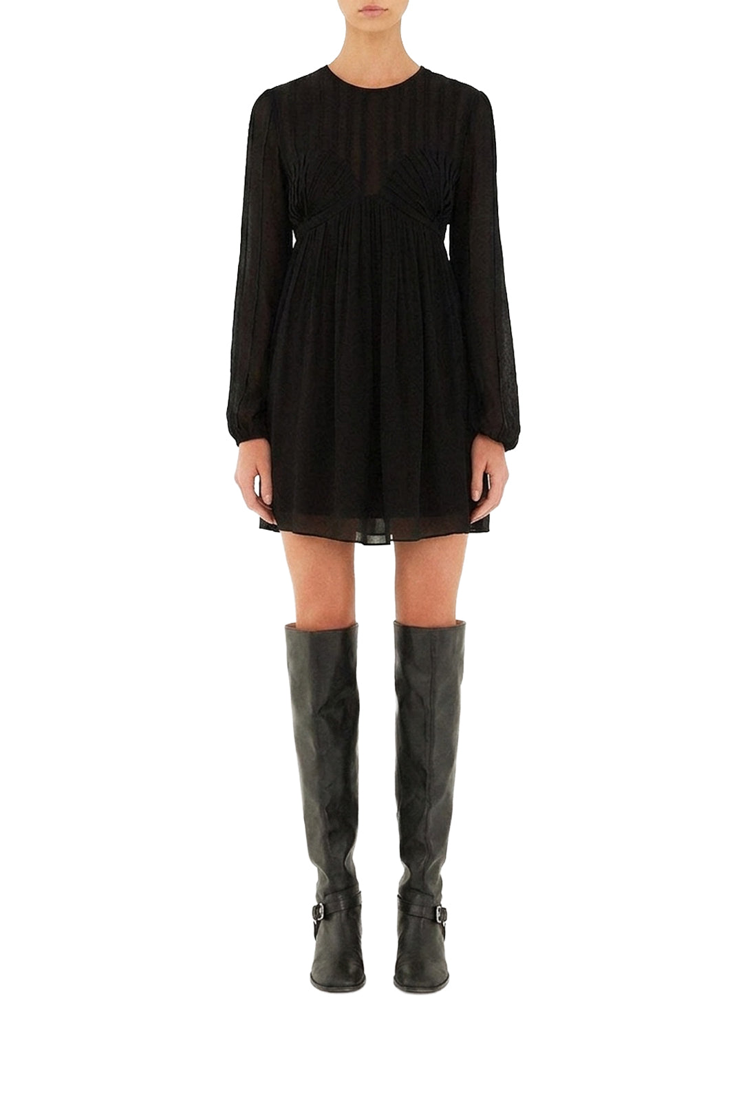 Robe courte Shell - Noir