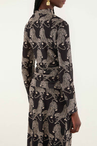 Blouse rayée Tigers - Noir