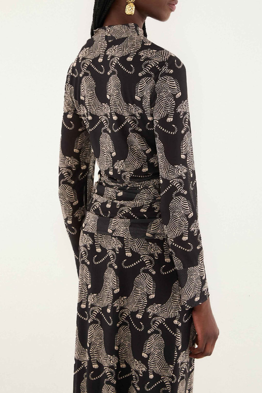 Blouse rayée Tigers - Noir
