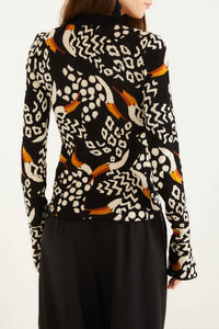 Pull Tucanissimo en maille - Noir