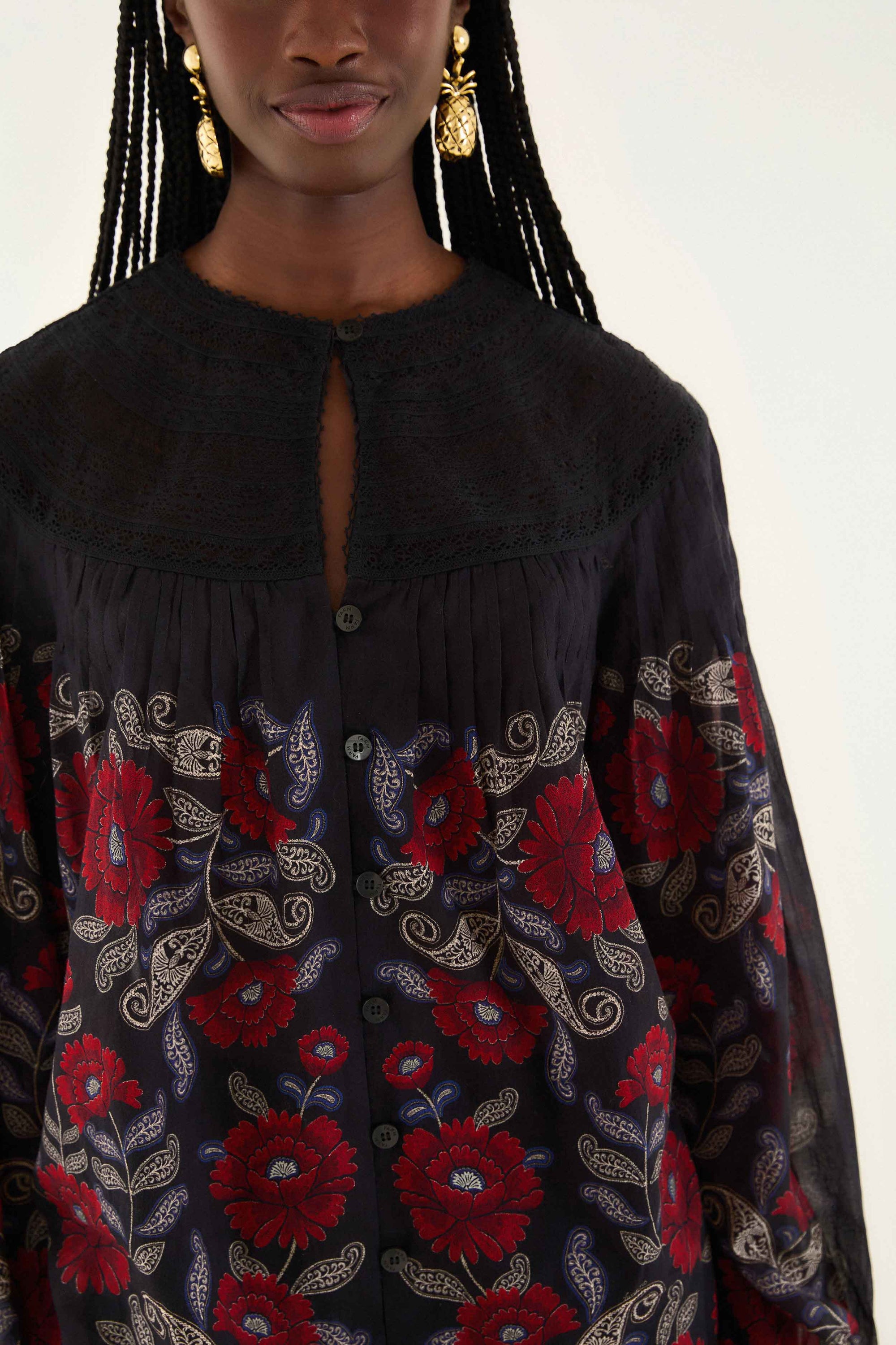 Valentina Black Blouse - Valentina Black