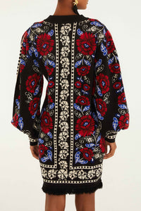 Robe Valentina en maille - Noir