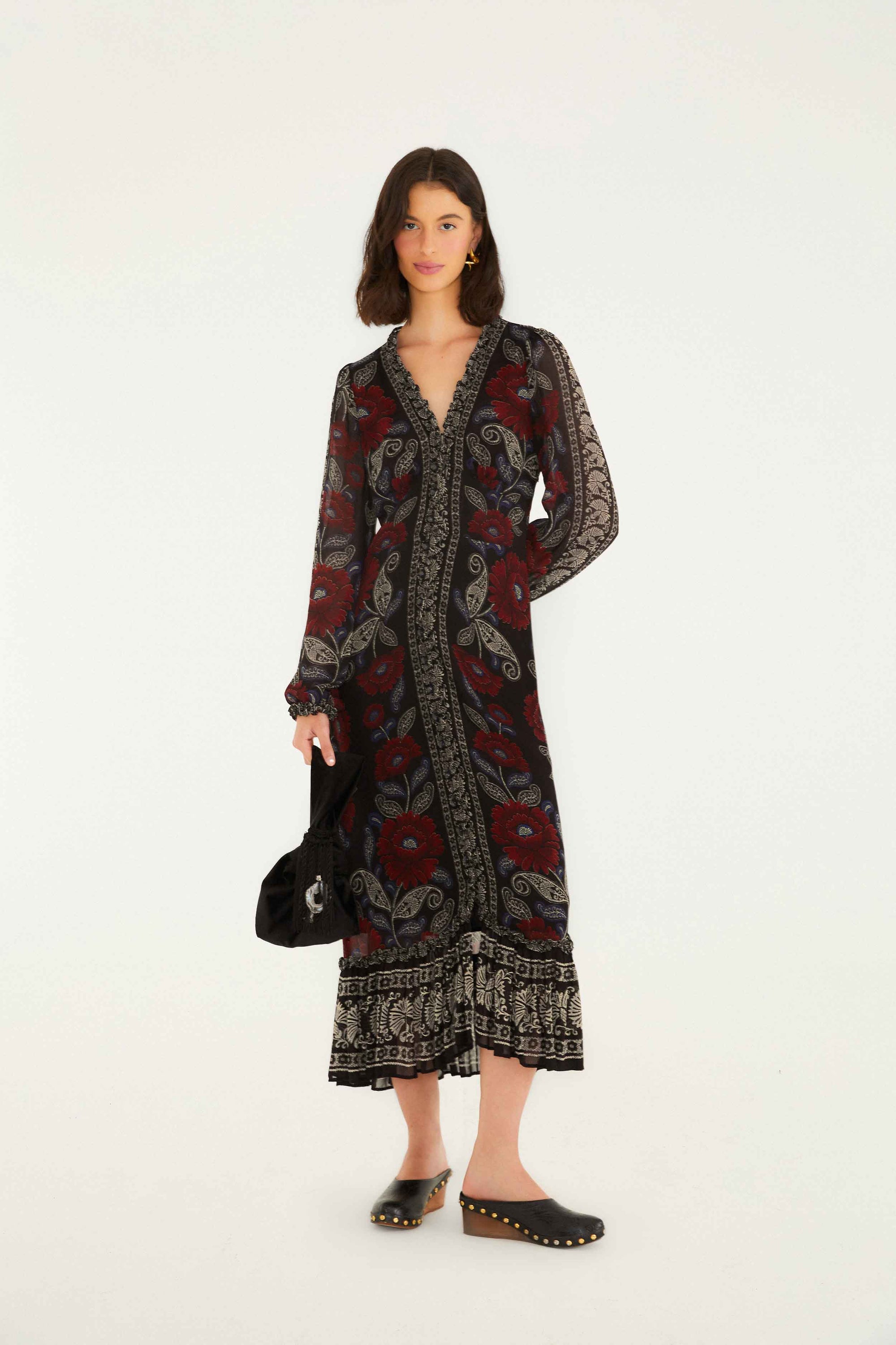 NEW_Valentina Black Robes midi - Valentina Black