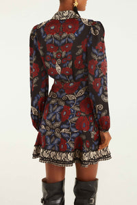 Valentina Short Dress - Black