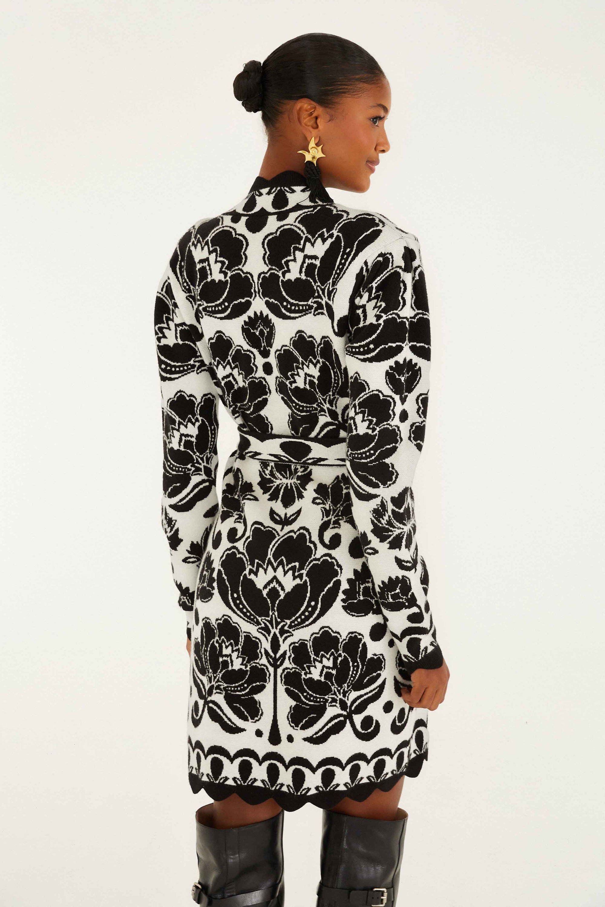 DIFFUSELY2_NEW_Floral Cream Robes midi - Floral Cream