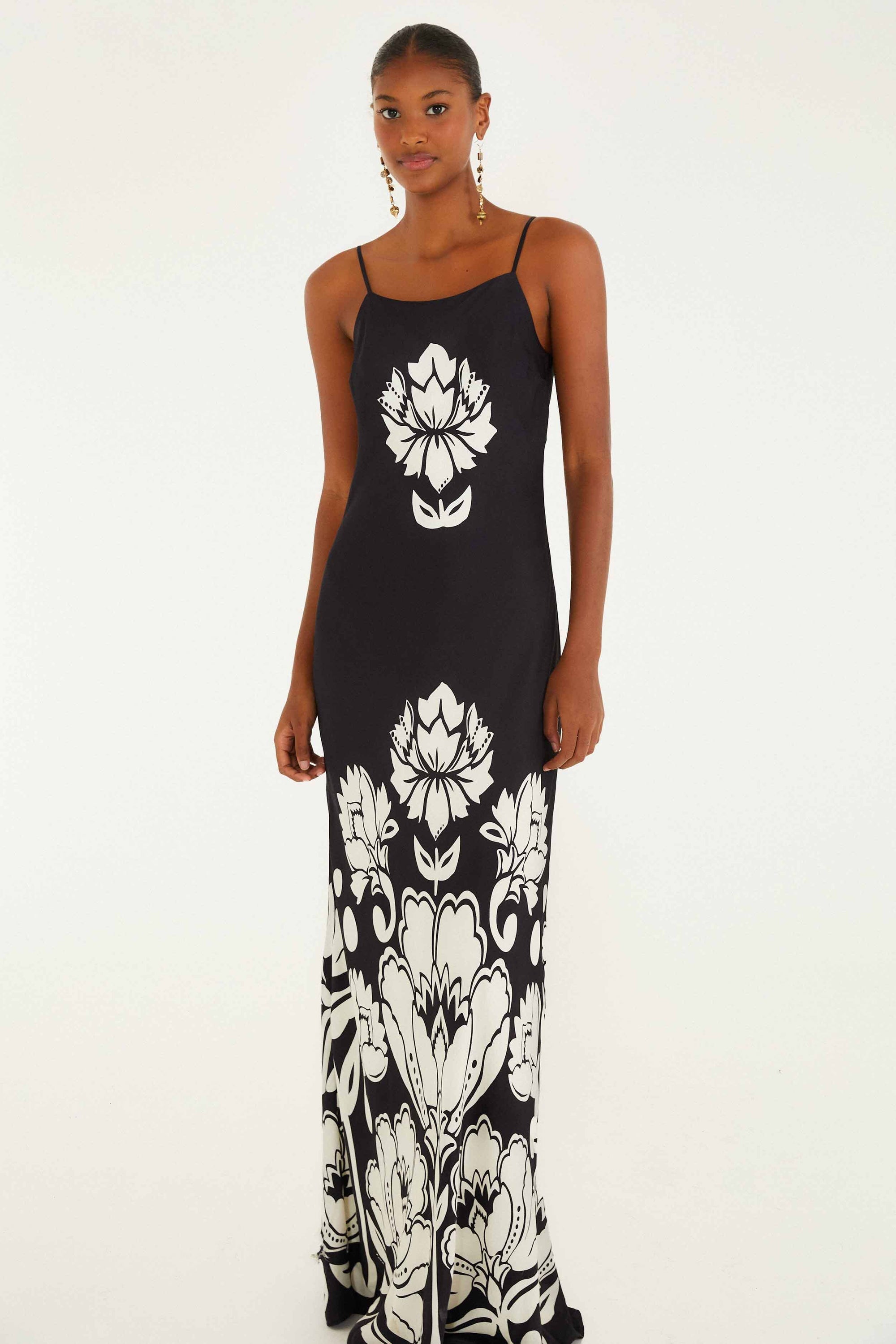 Floral Cream Robe longue - Floral Cream
