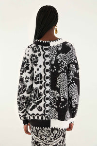 Striped Tigers Mixed Cardigan - Striped Tigers Mixed