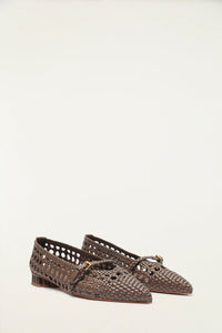 Walnut Ballerines - Walnut