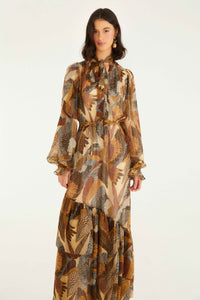 Dotted Macaws Cream Robe longue - Dotted Macaws Cream