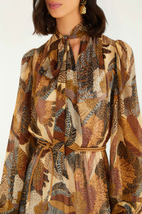 Dotted Macaws Cream Robe longue - Dotted Macaws Cream