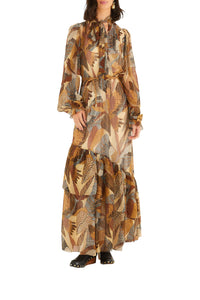 Robe longue Macaws - Beige