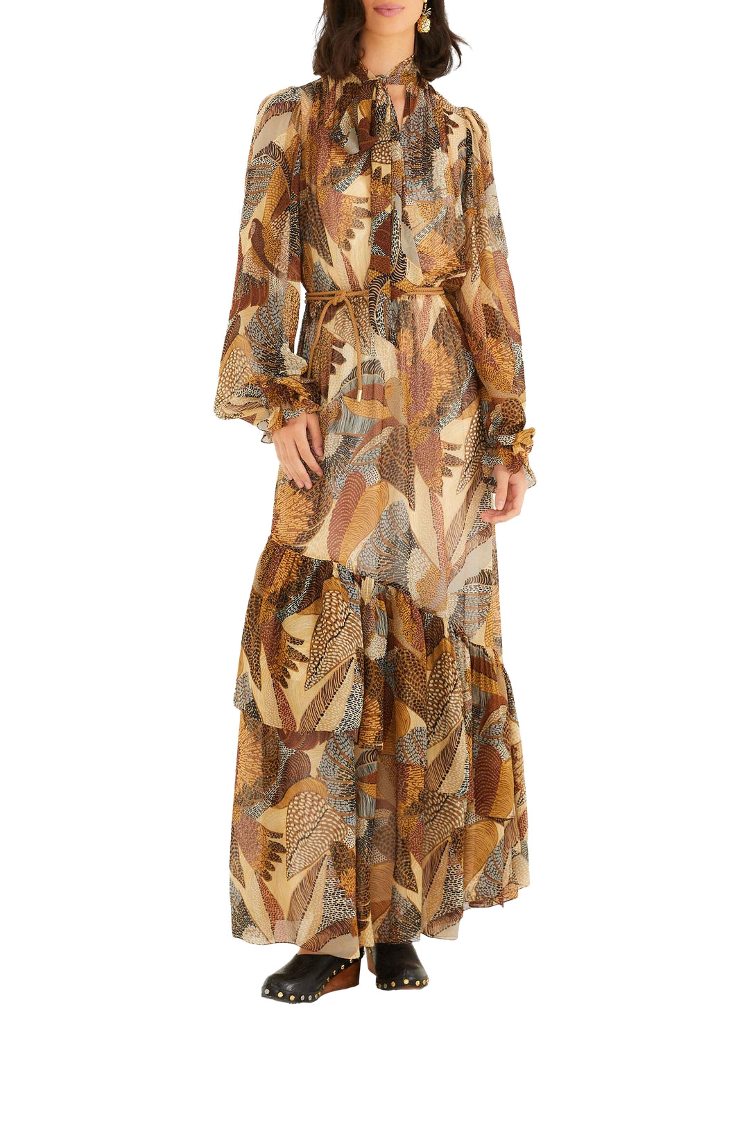 Robe longue Macaws - Beige