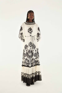 NEW_Floral Cream Robes longues - Floral Cream