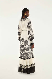 NEW_Floral Cream Robes longues - Floral Cream