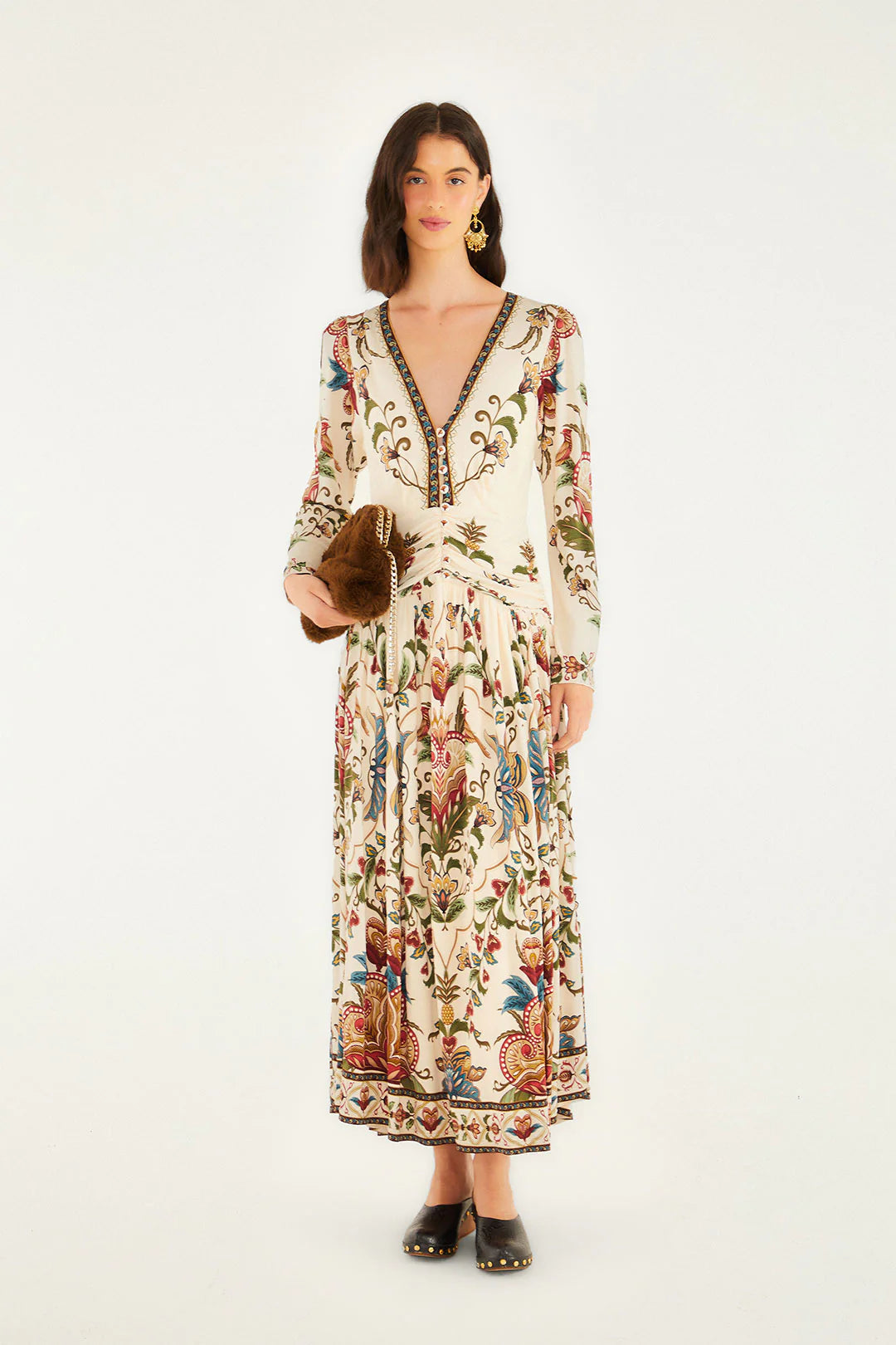NEW_Hearts Cream Robes midi - Hearts Cream