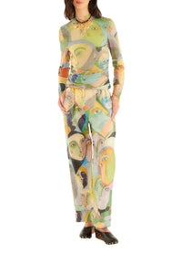 Pantalon en coton - Multicolore