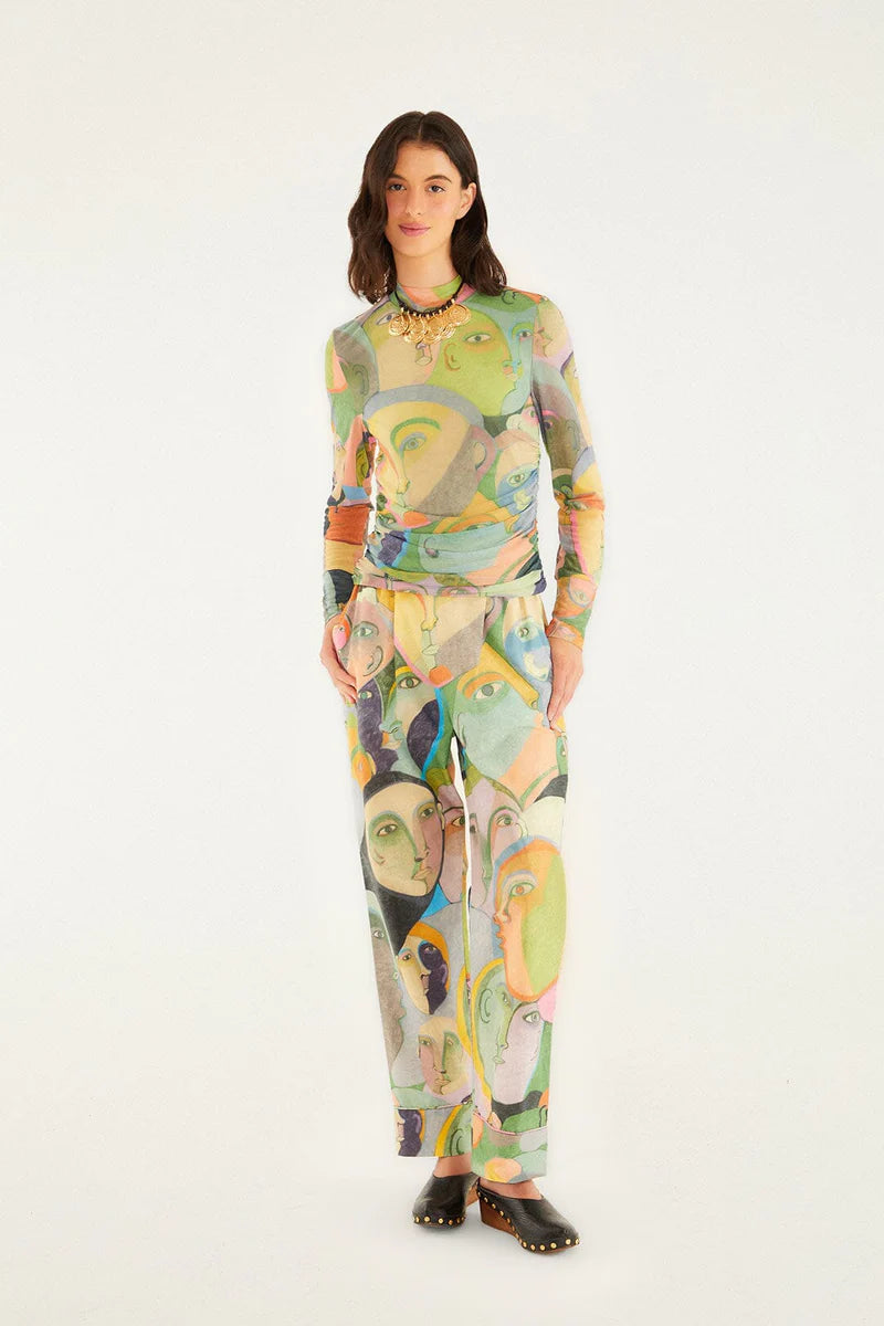 DIFFUSELY_Drawing Multicolor Pantalon - Drawing Multicolor