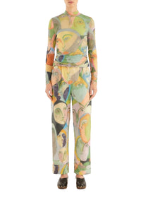 Pantalon en coton - Multicolore