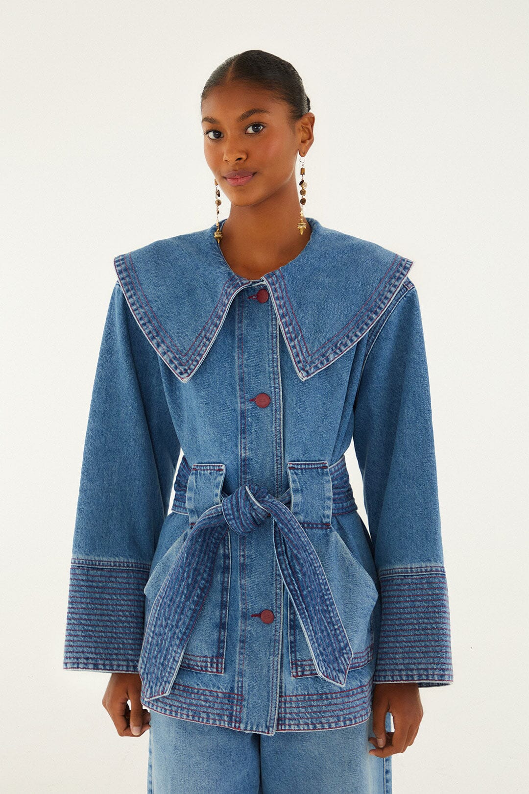BADVIEW_NEW_Denim Manteau - Denim