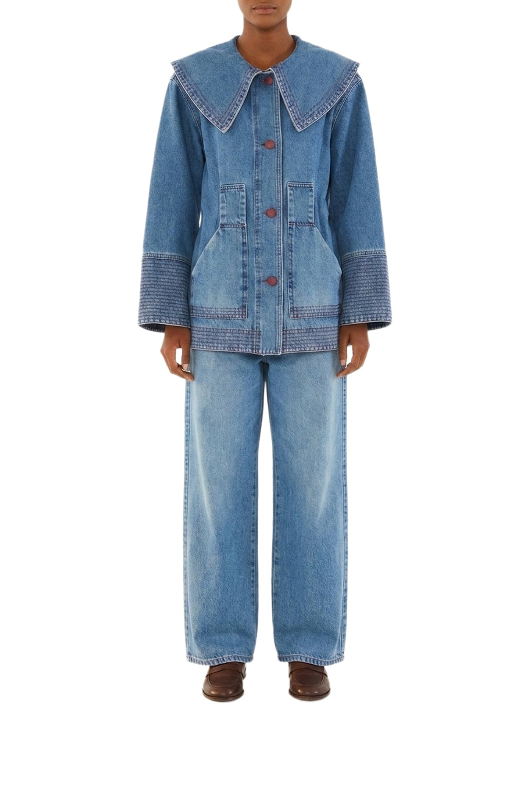 BADVIEW_NEW_Denim Manteau - Denim