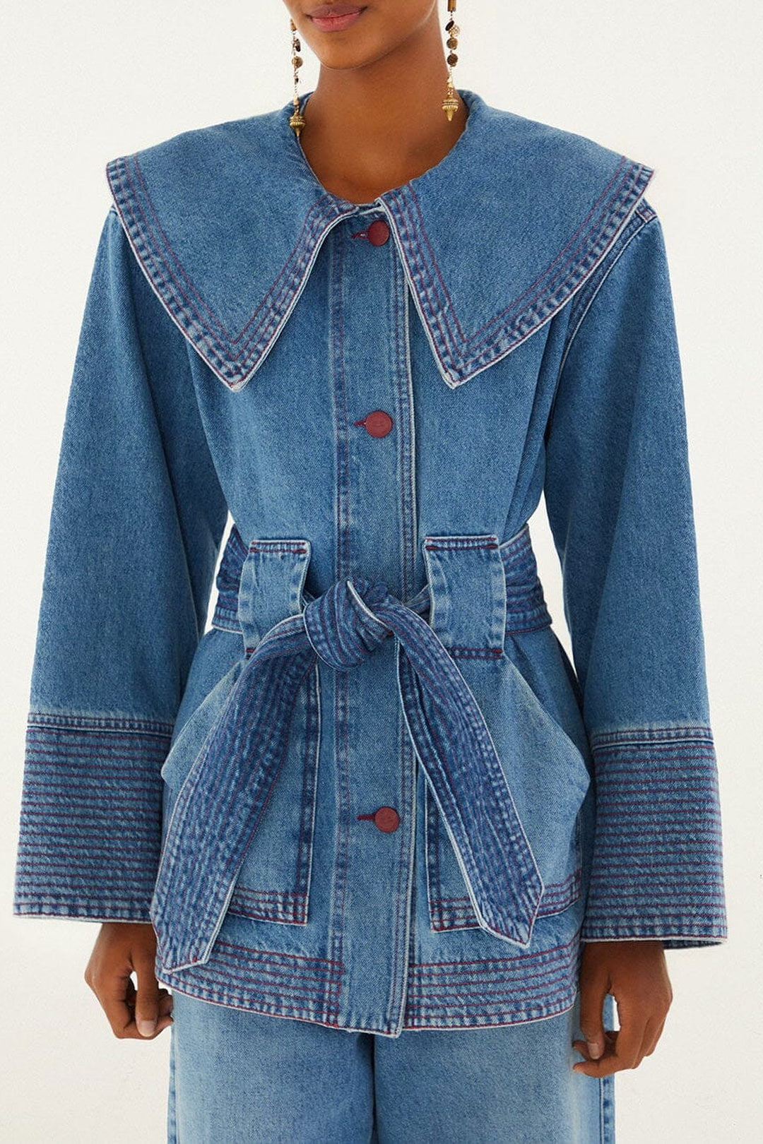 Cotton coat - Blue
