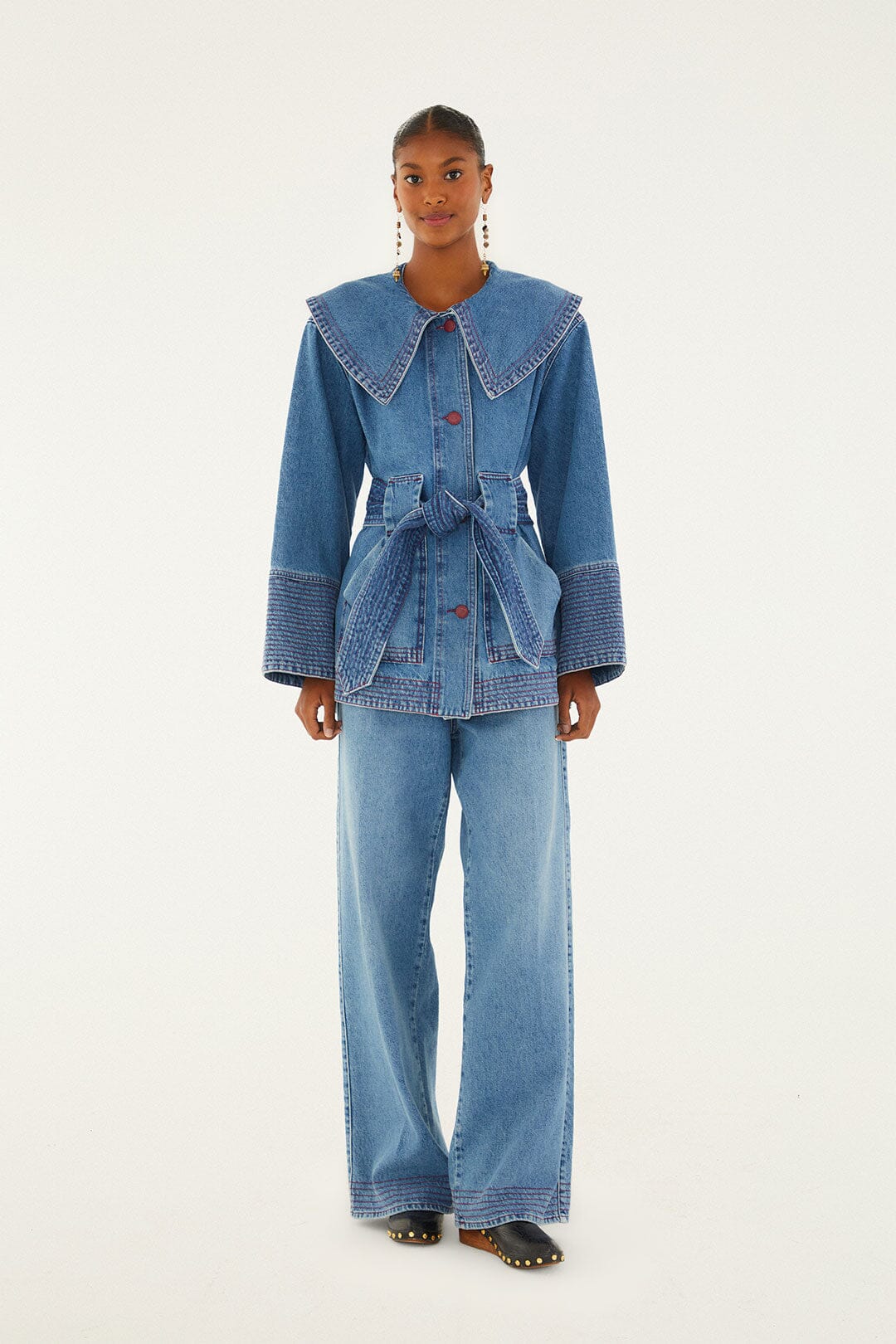 DIFFUSELY_Denim Pantalon - Denim