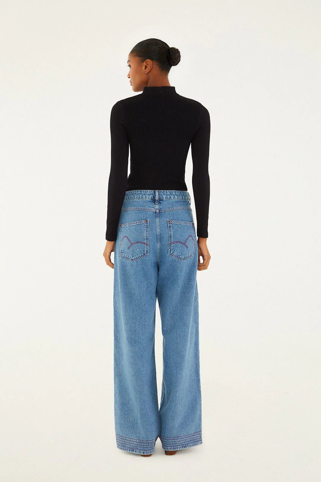 DIFFUSELY_Denim Pantalon - Denim