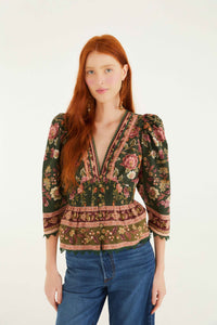 Garden Tree Green Blouse - Garden Tree Green