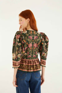 Garden Tree Green Blouse - Garden Tree Green