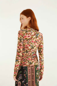Tiny Flowers Pink Blouse - Tiny Flowers Pink