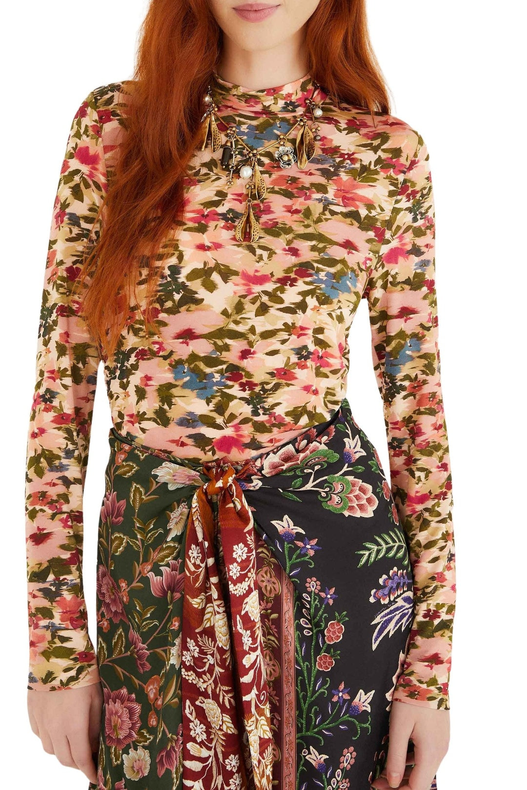 FELIX_JAMBES_Tiny Flowers Pink Blouse - Tiny Flowers Pink