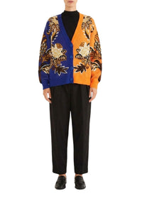 NEW_FELIX_JAMBES_Floral Orange Cardigan - Floral Orange