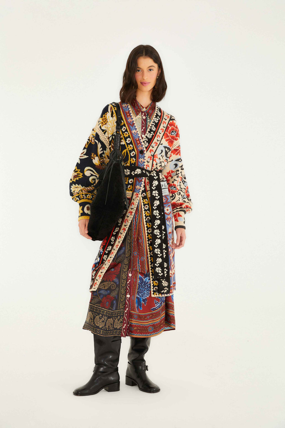DIFFUSELY_Flower Print Cardigan - Flower Print